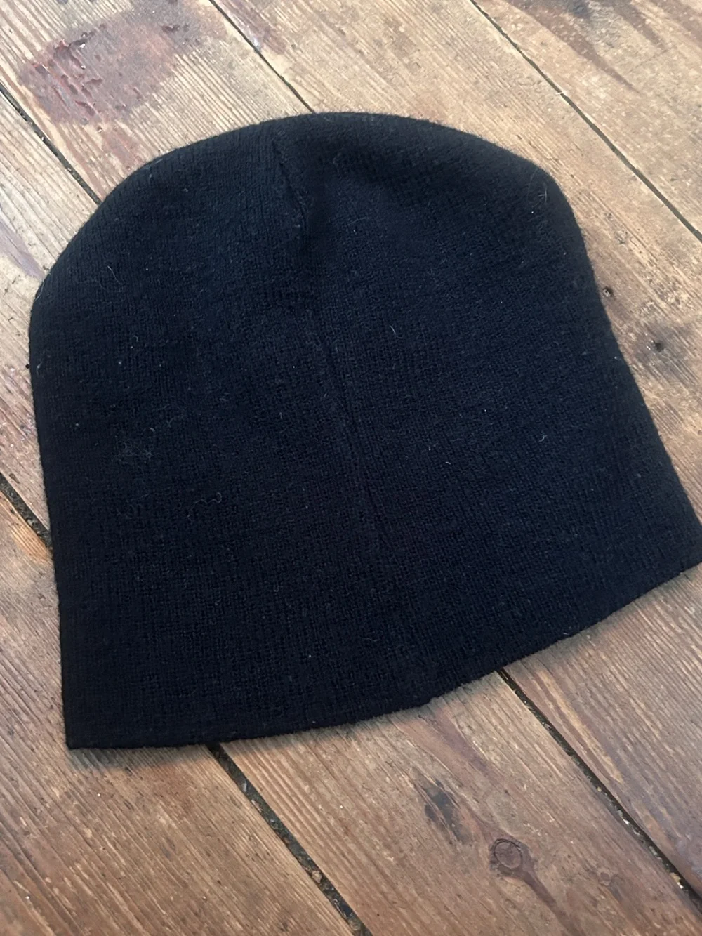 Marvel Kids Black Beanie with Red Logo Tag - OSFM